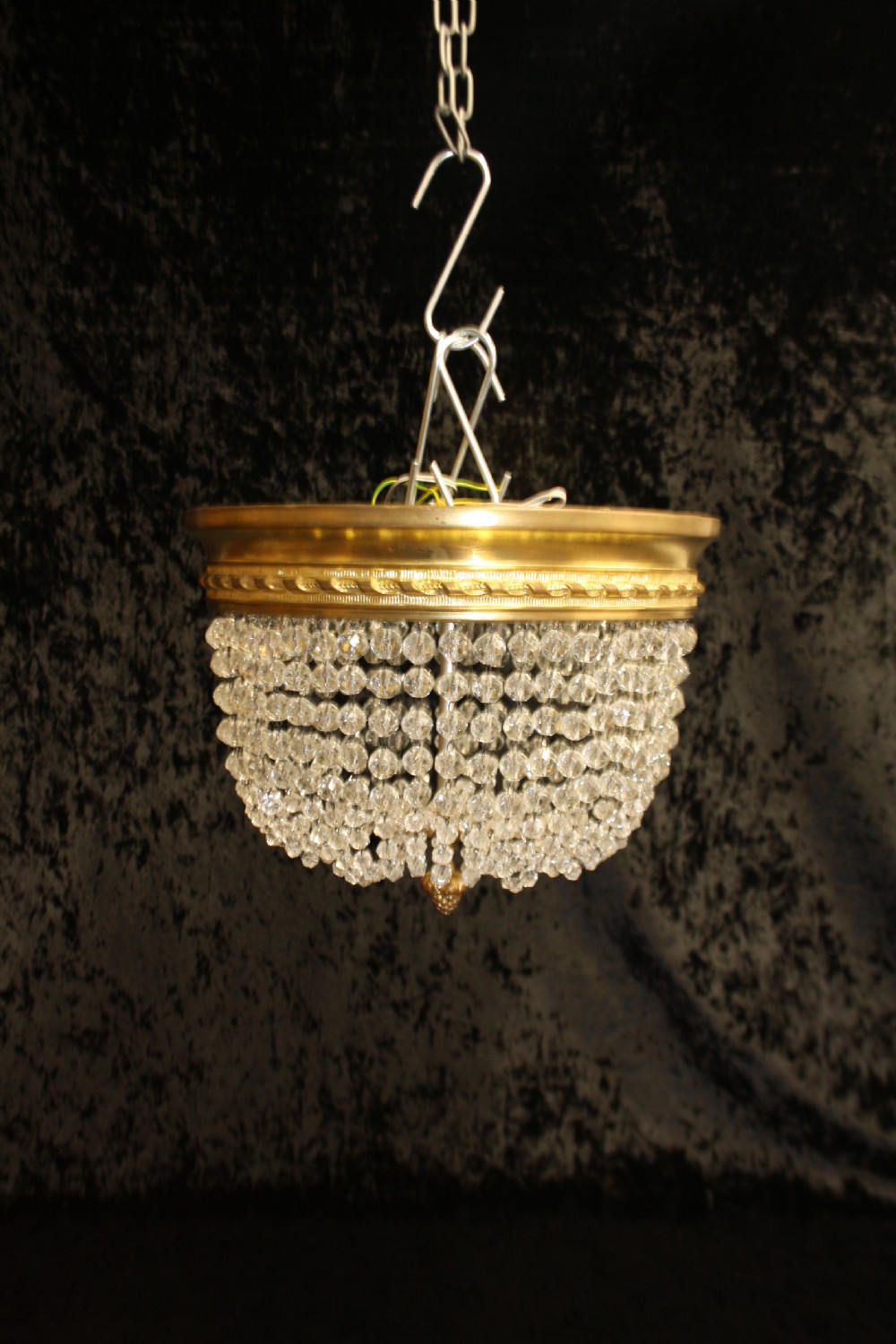 Early 20th century French bag chandelier