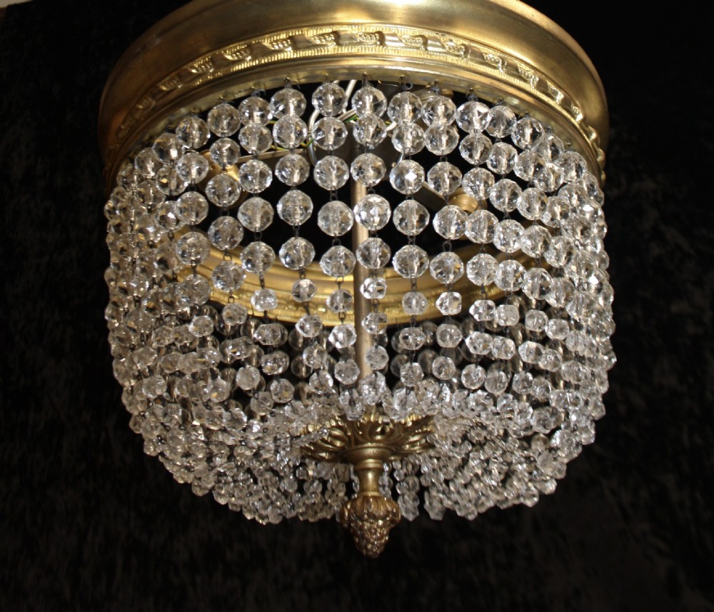 Early 20th century French bag chandelier View V