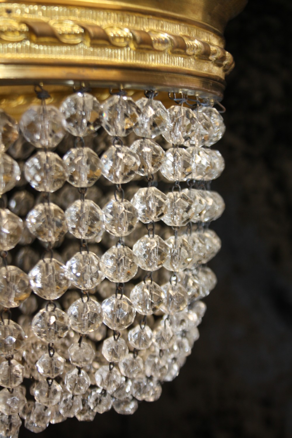 Early 20th century French bag chandelier View VII