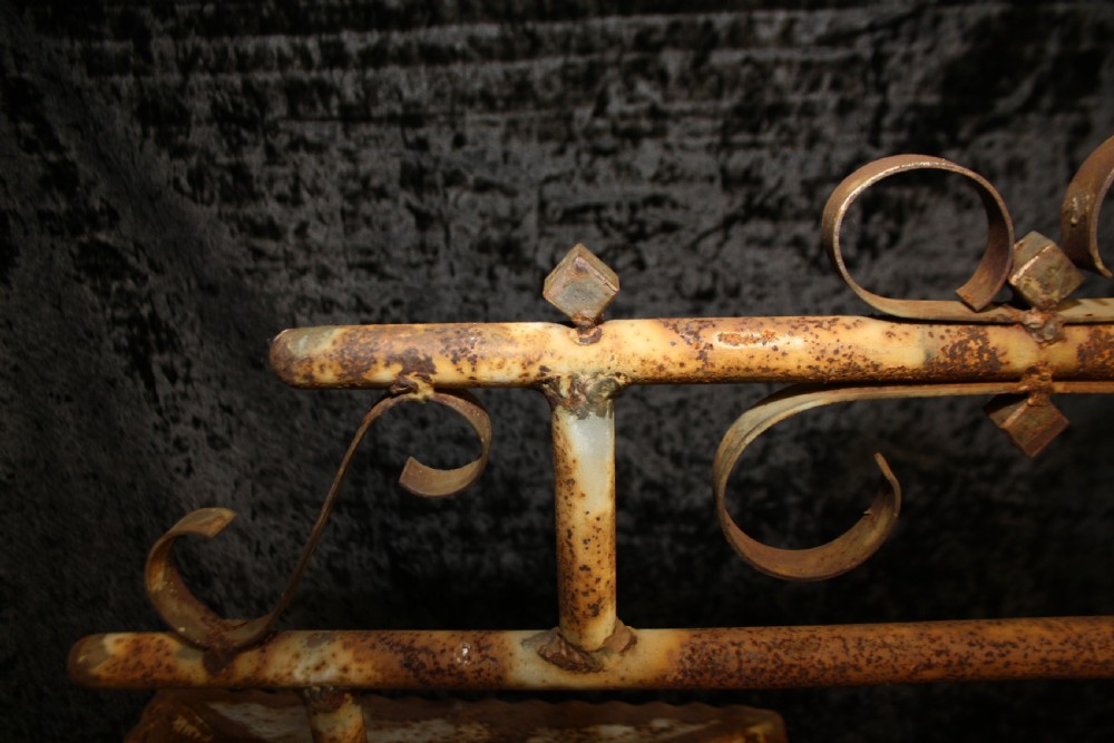 Large steel Hungarian outside wall light View VIII