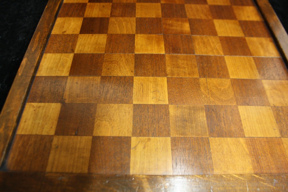 Early 20th century chess board View VII