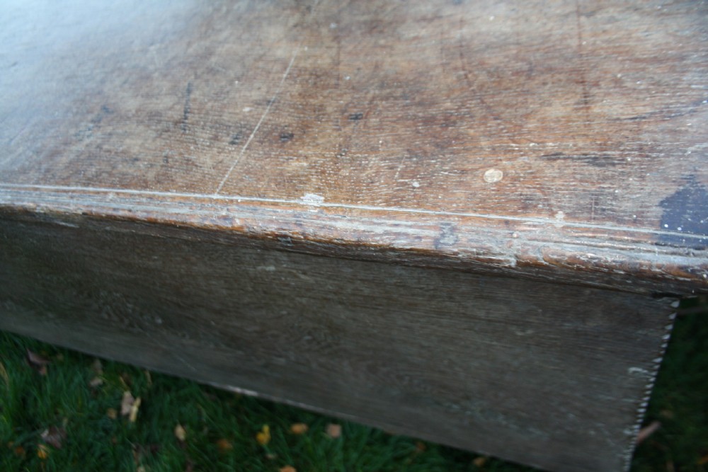 Very rare oak tudor coffer C1550 View XVI