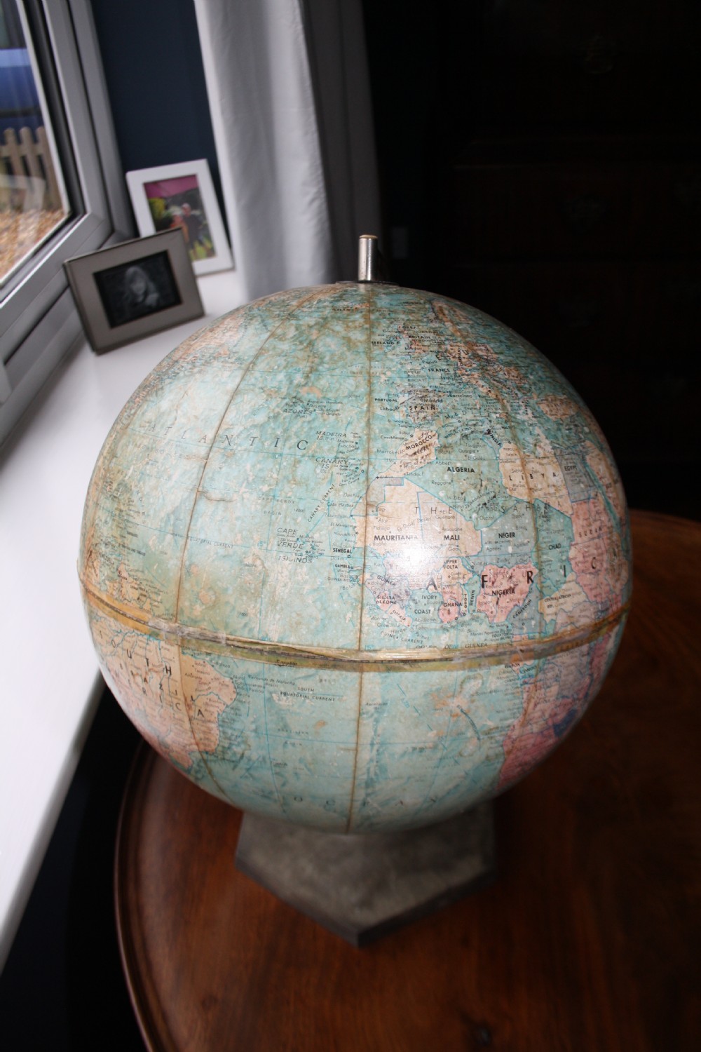 Early 20th century Globe with bakelite base View VIII