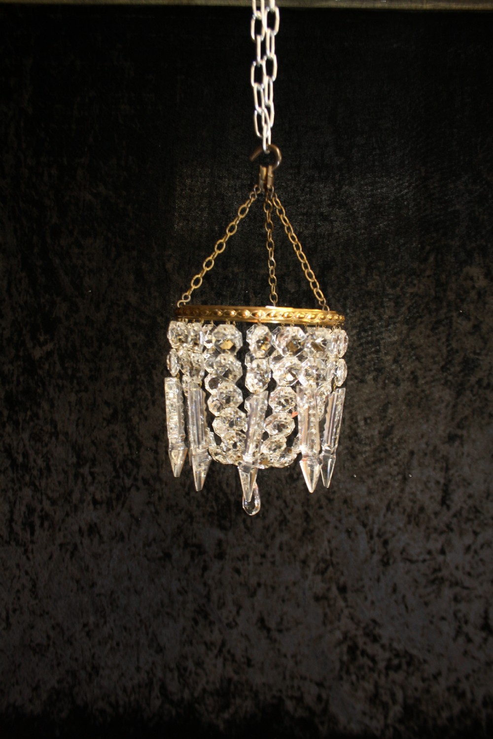 Early 20th century small lustre chandelier View II