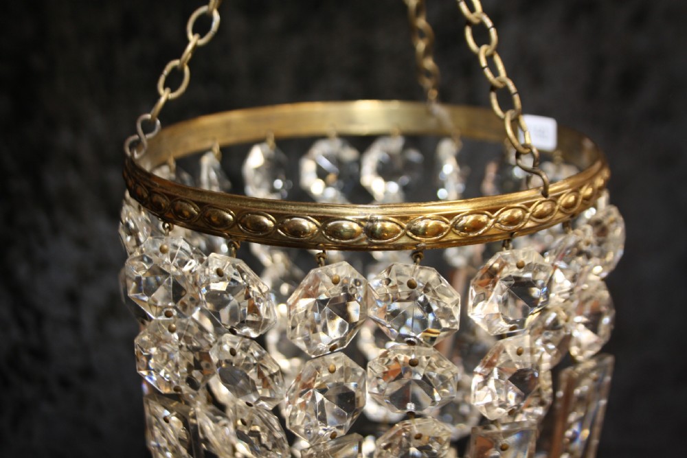 Early 20th century small lustre chandelier View V