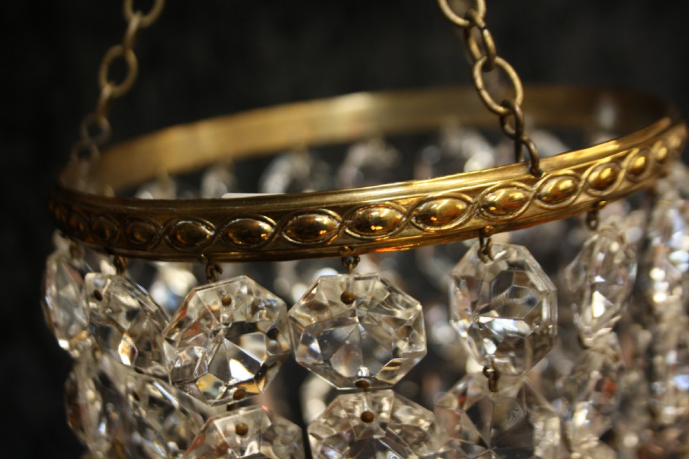 Early 20th century small lustre chandelier View VI