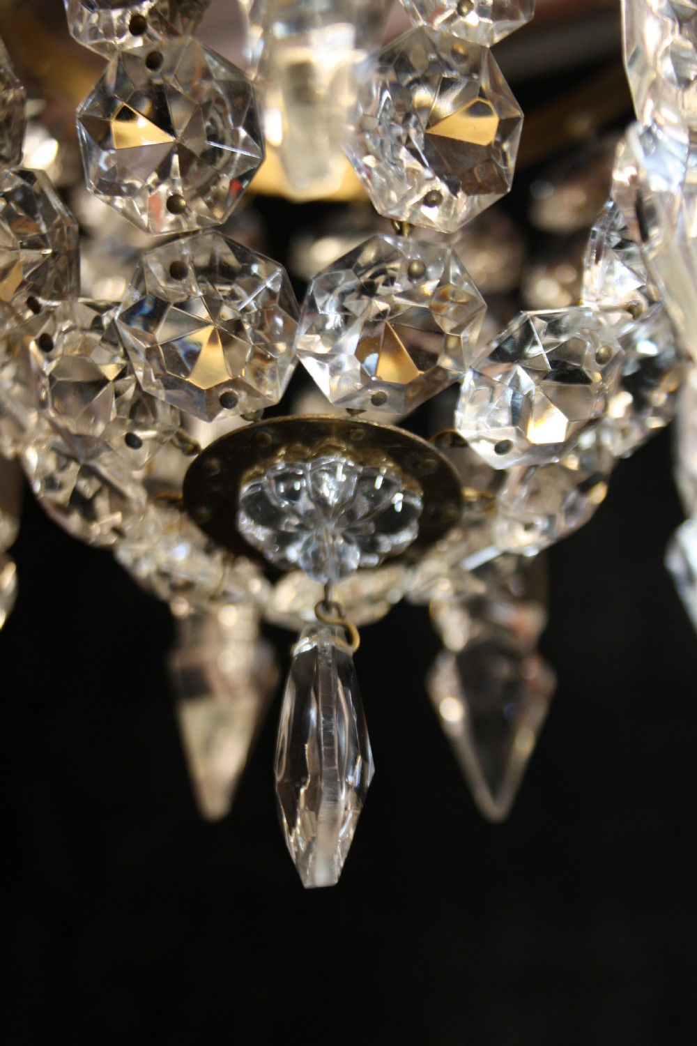 Early 20th century small lustre chandelier View IX
