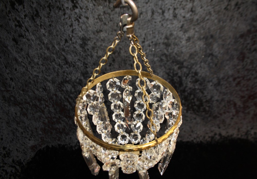 Early 20th century small lustre chandelier View X