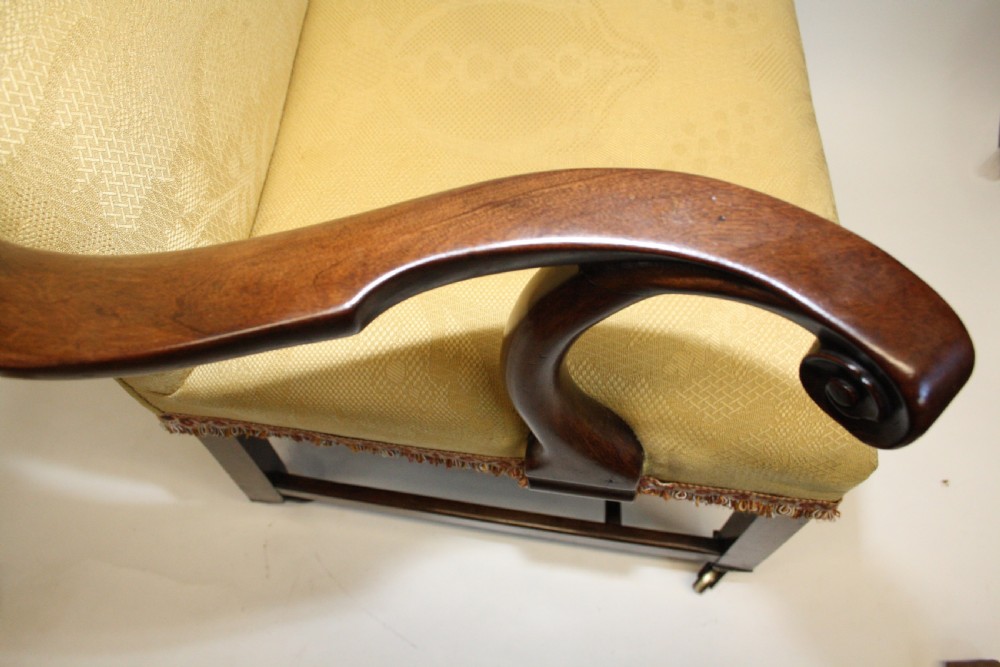 Early Georgian armchair with a high arch top back View V