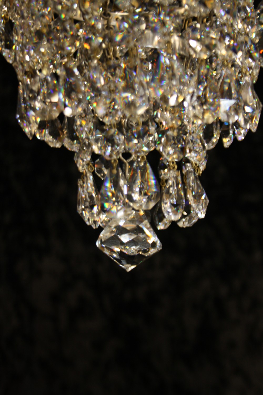 Early 20th century pair of drippy chandeliers View VII