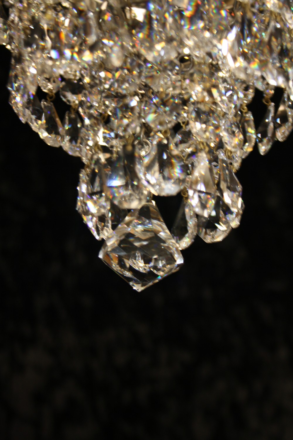 Early 20th century pair of drippy chandeliers View VIII