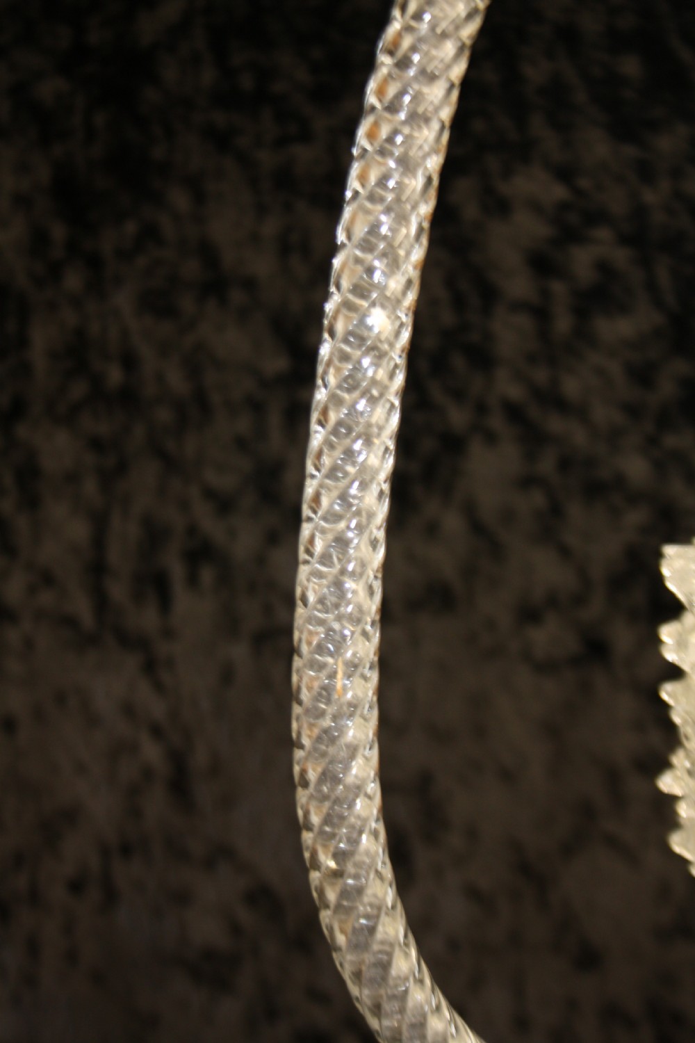 Early 20th century Italian Murano glass light. View III