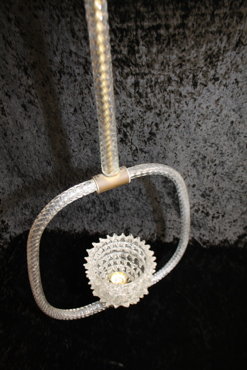 Early 20th century Italian Murano glass light. View X