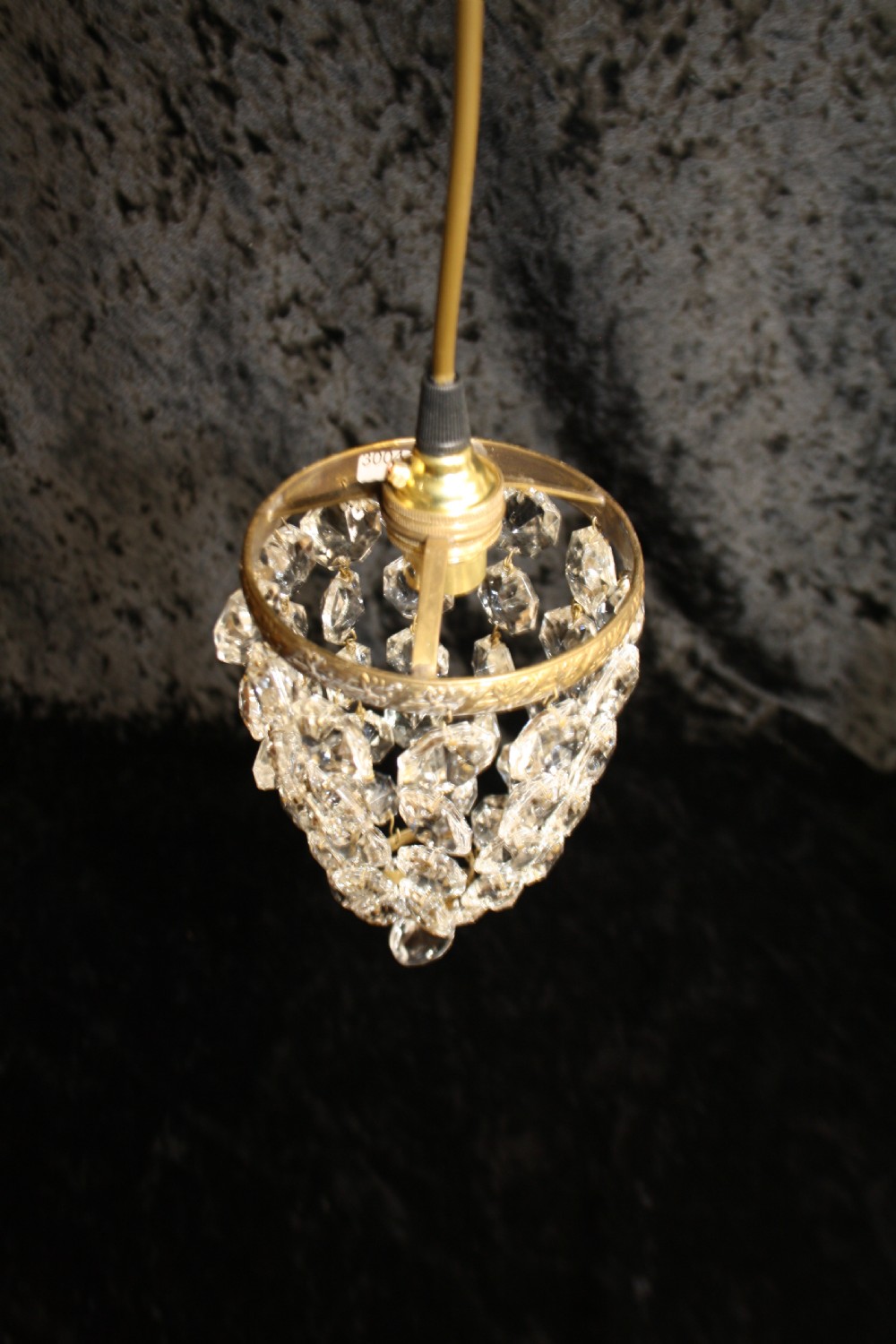 Early 20th century small pair of bag chandeliers View II