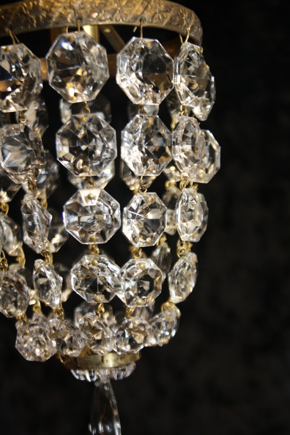 Early 20th century small pair of bag chandeliers View VII