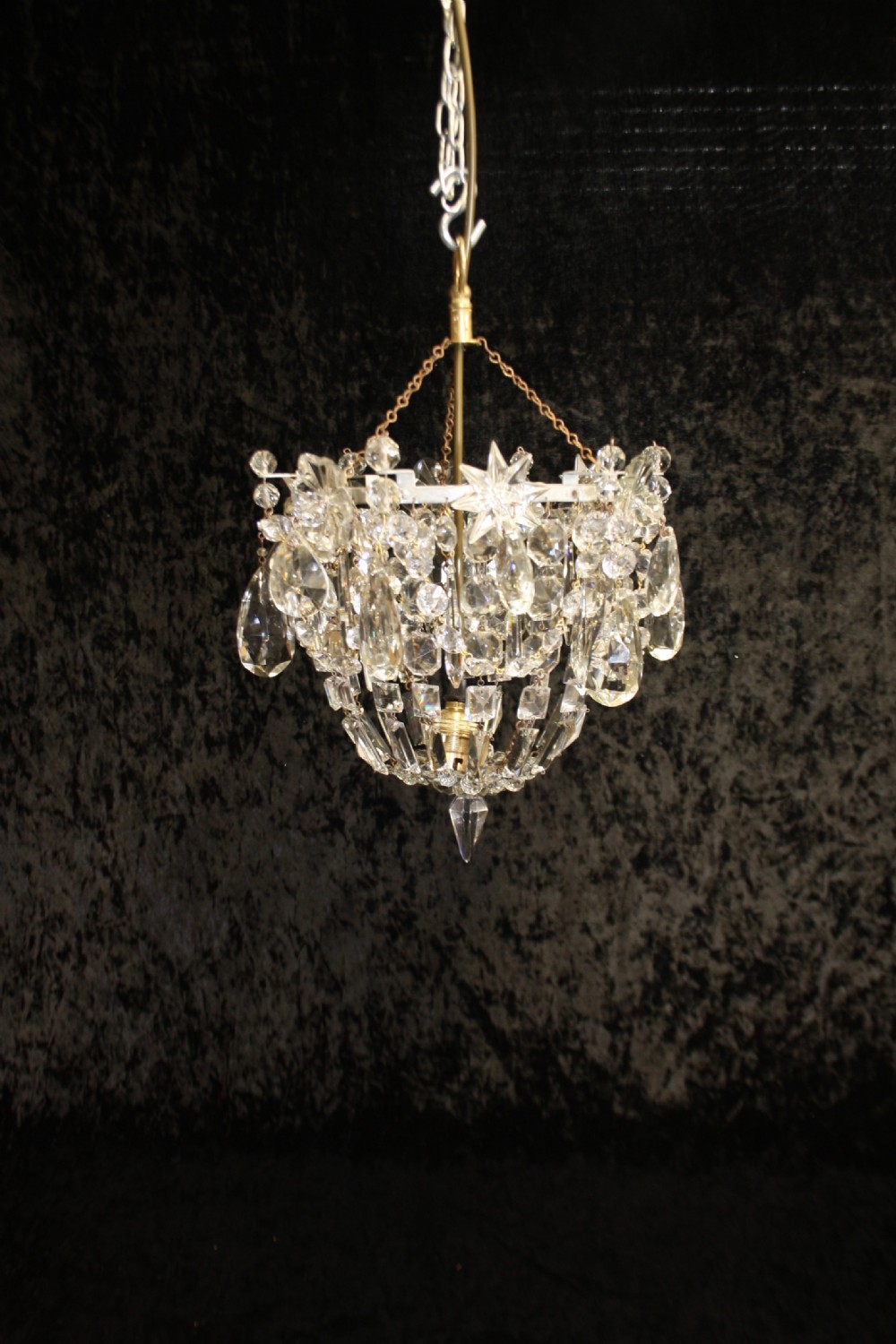 Early 20th century bag chandelier