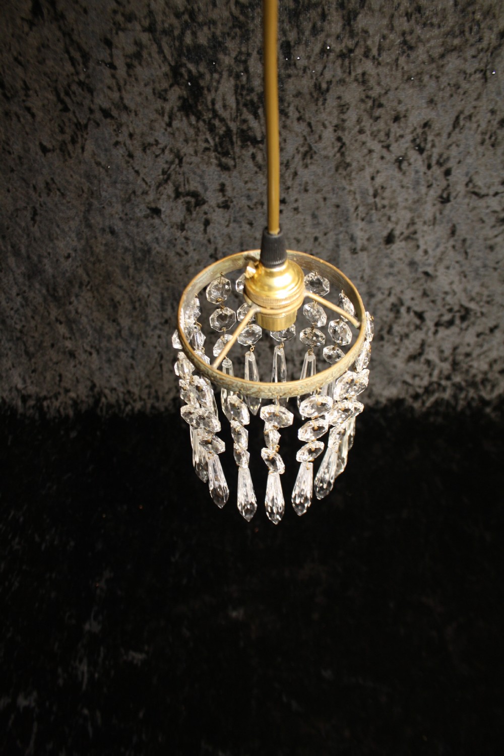 Early 20th century small spike chandelier View IV