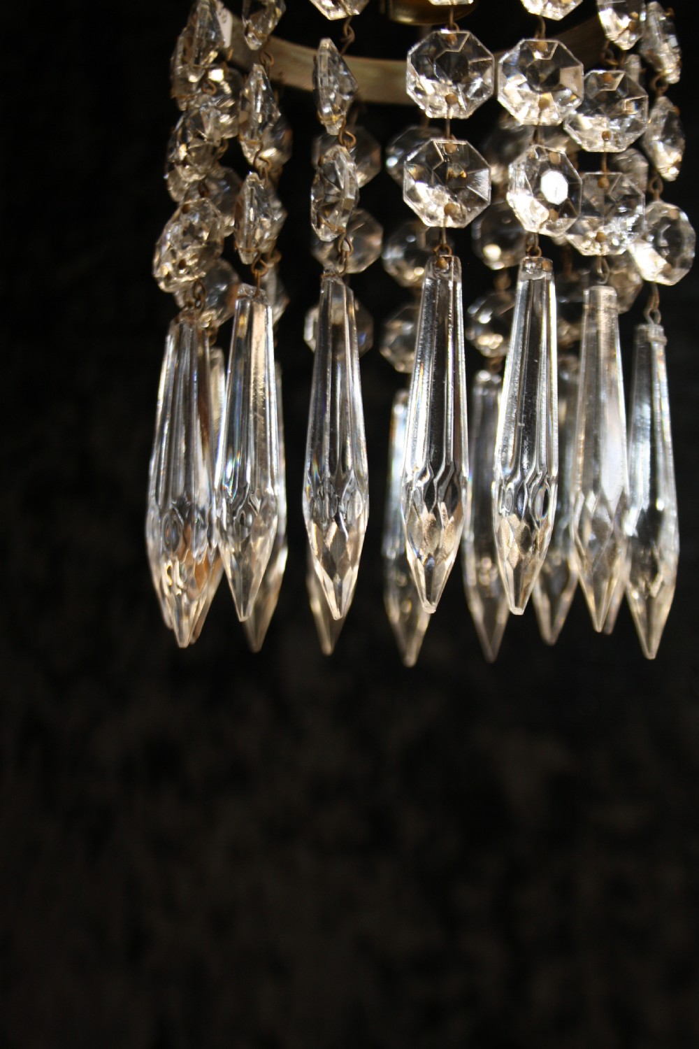 Early 20th century small spike chandelier View VI