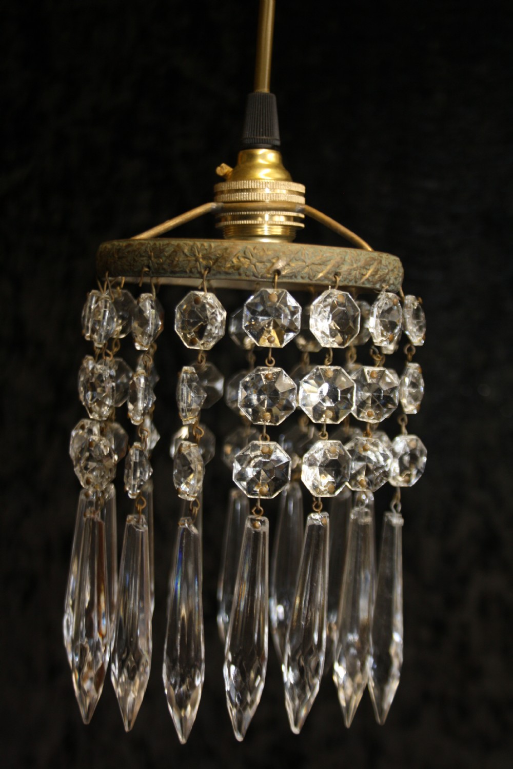 Early 20th century small spike chandelier View VII