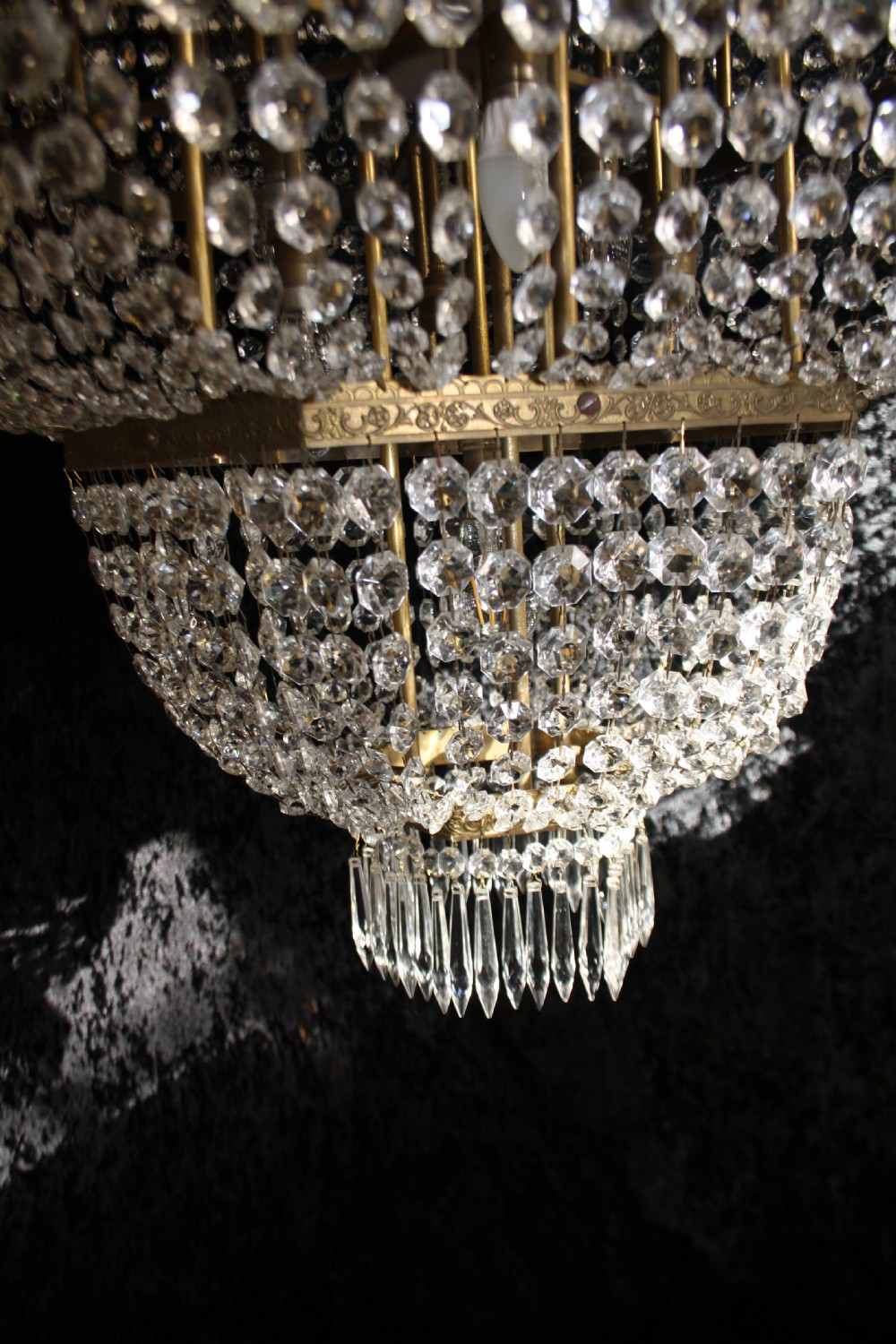 Large hexagon chandelier View III