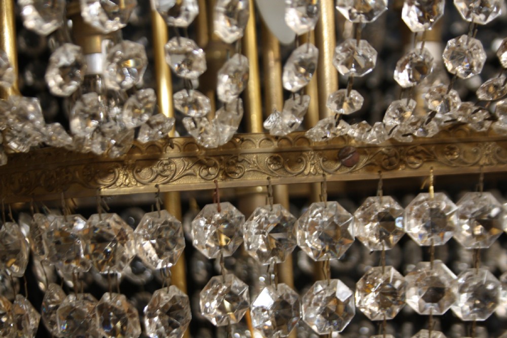 Large hexagon chandelier View V