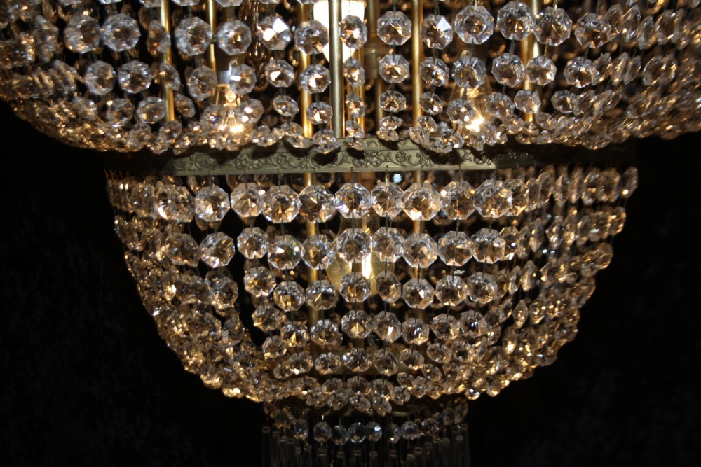 Large hexagon chandelier View IX