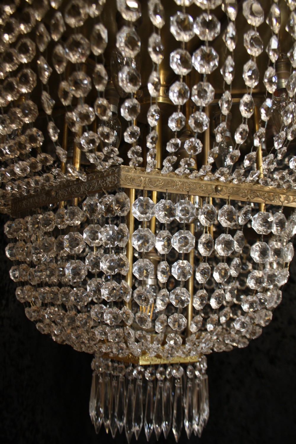 Large hexagon chandelier View V