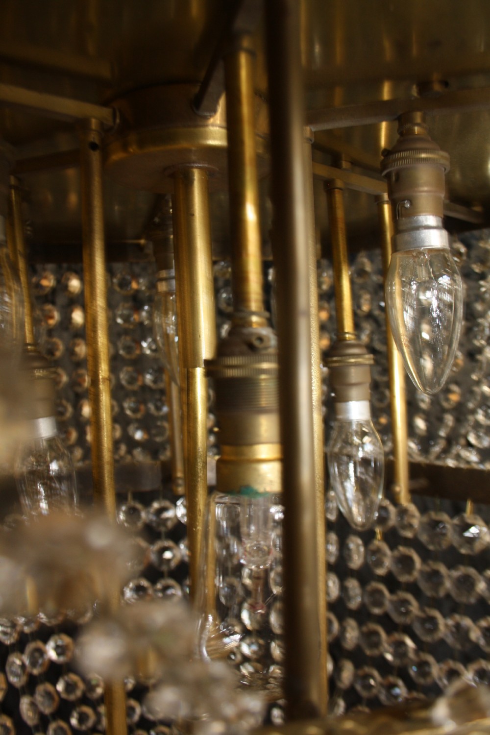 Large hexagon chandelier View XI
