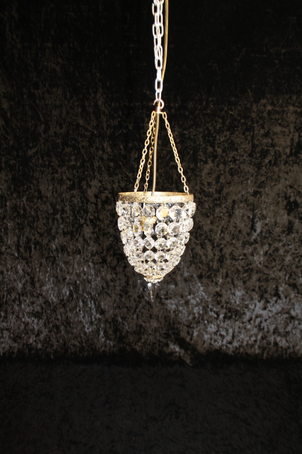 Early 20th century bag chandelier