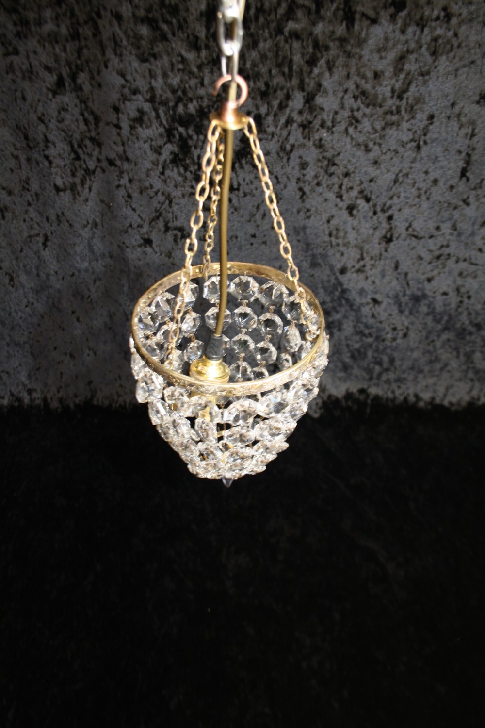 Early 20th century bag chandelier View III