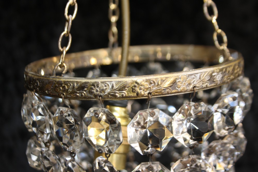 Early 20th century bag chandelier View IV