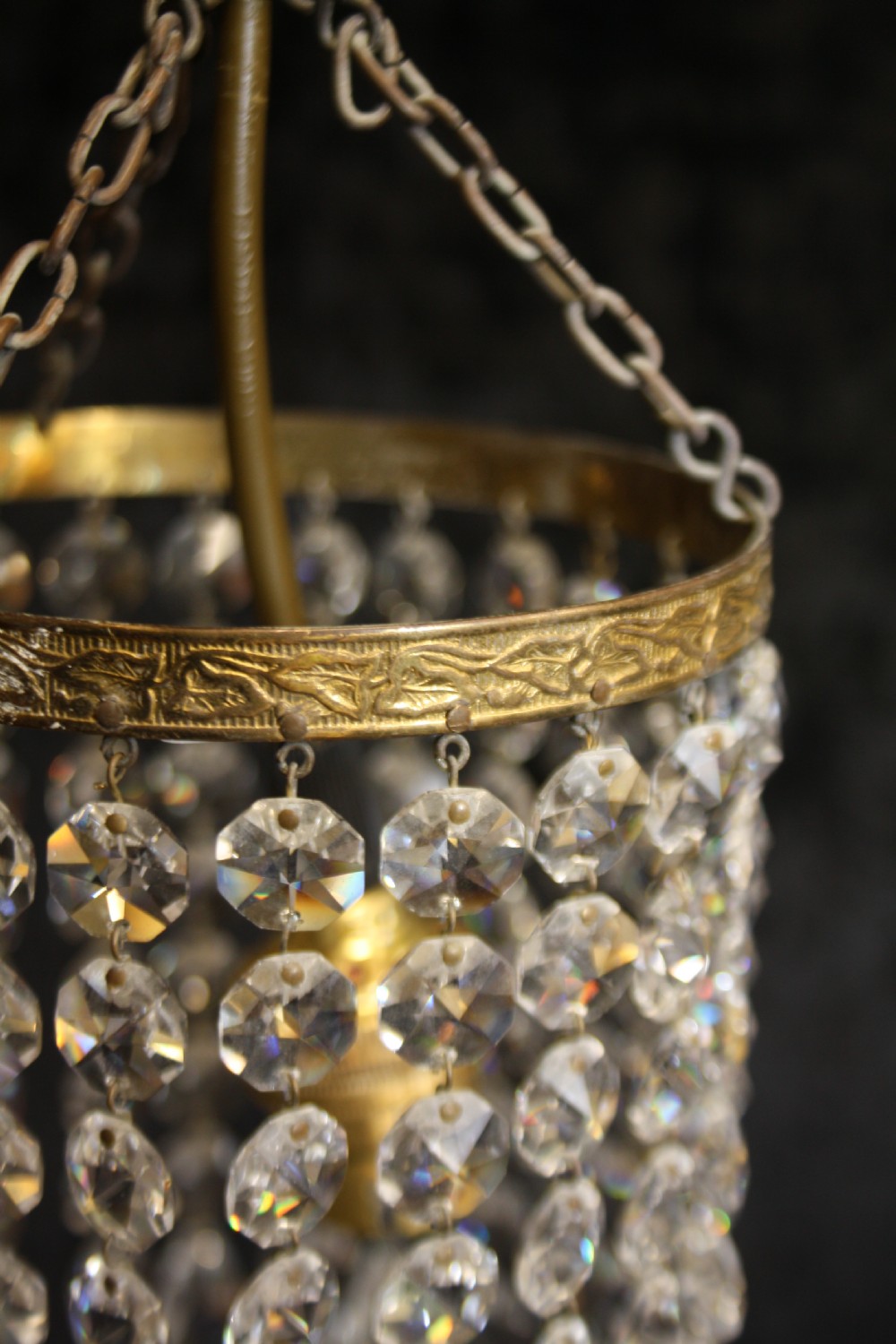 Early 20th century small chandelier View II