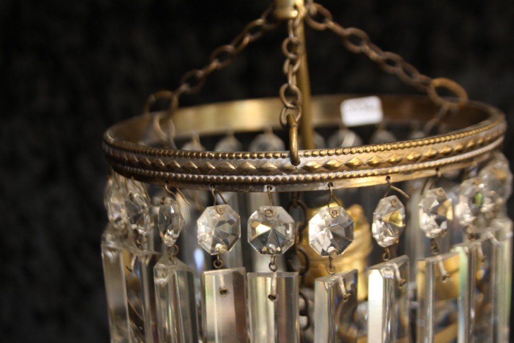 Early 20th century lustre chandelier. View IV