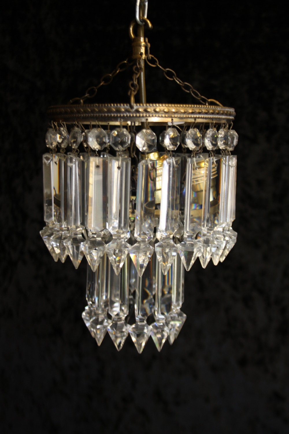 Early 20th century lustre chandelier. View VIII