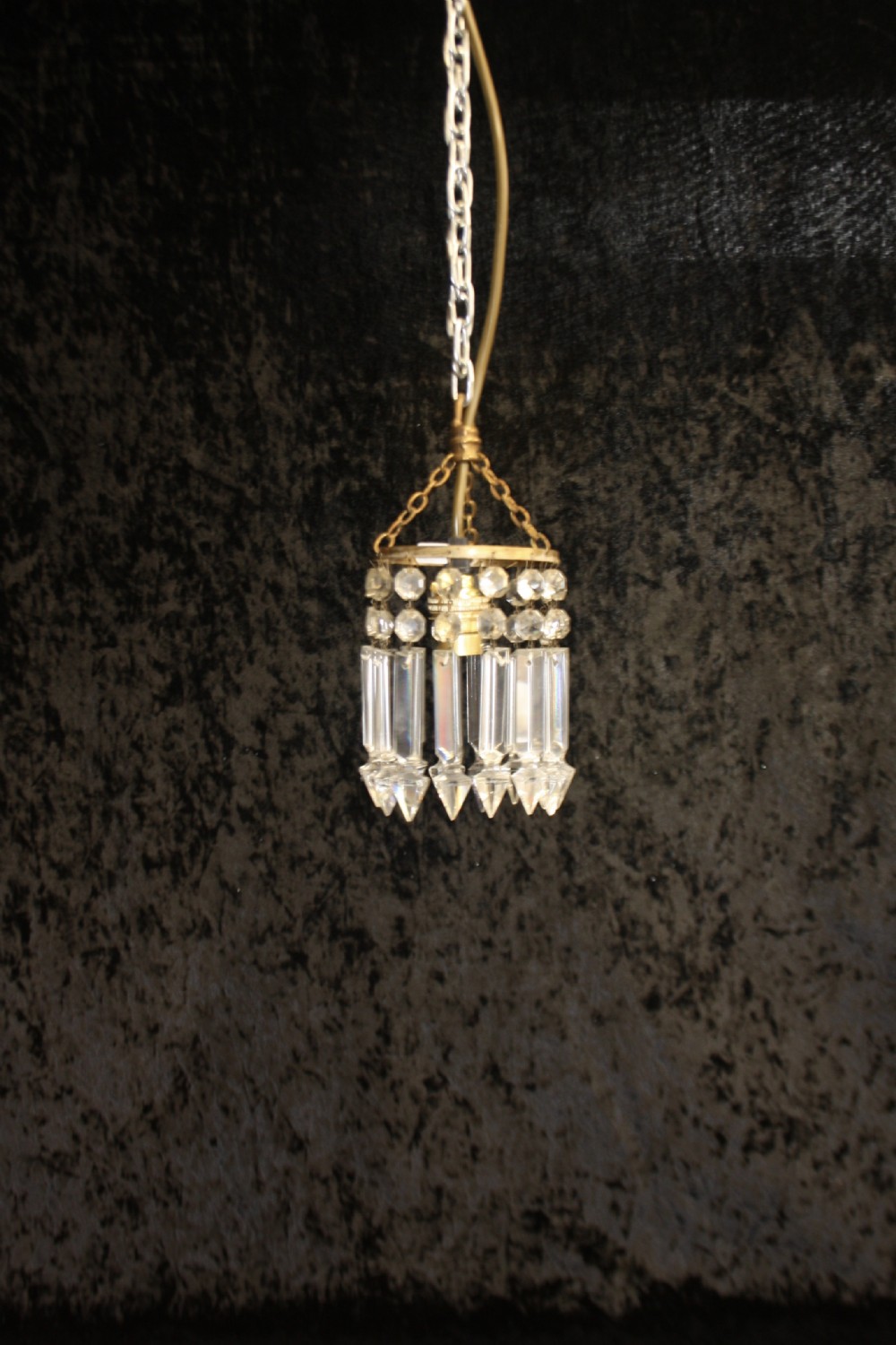 Early 20th century small lustre chandelier