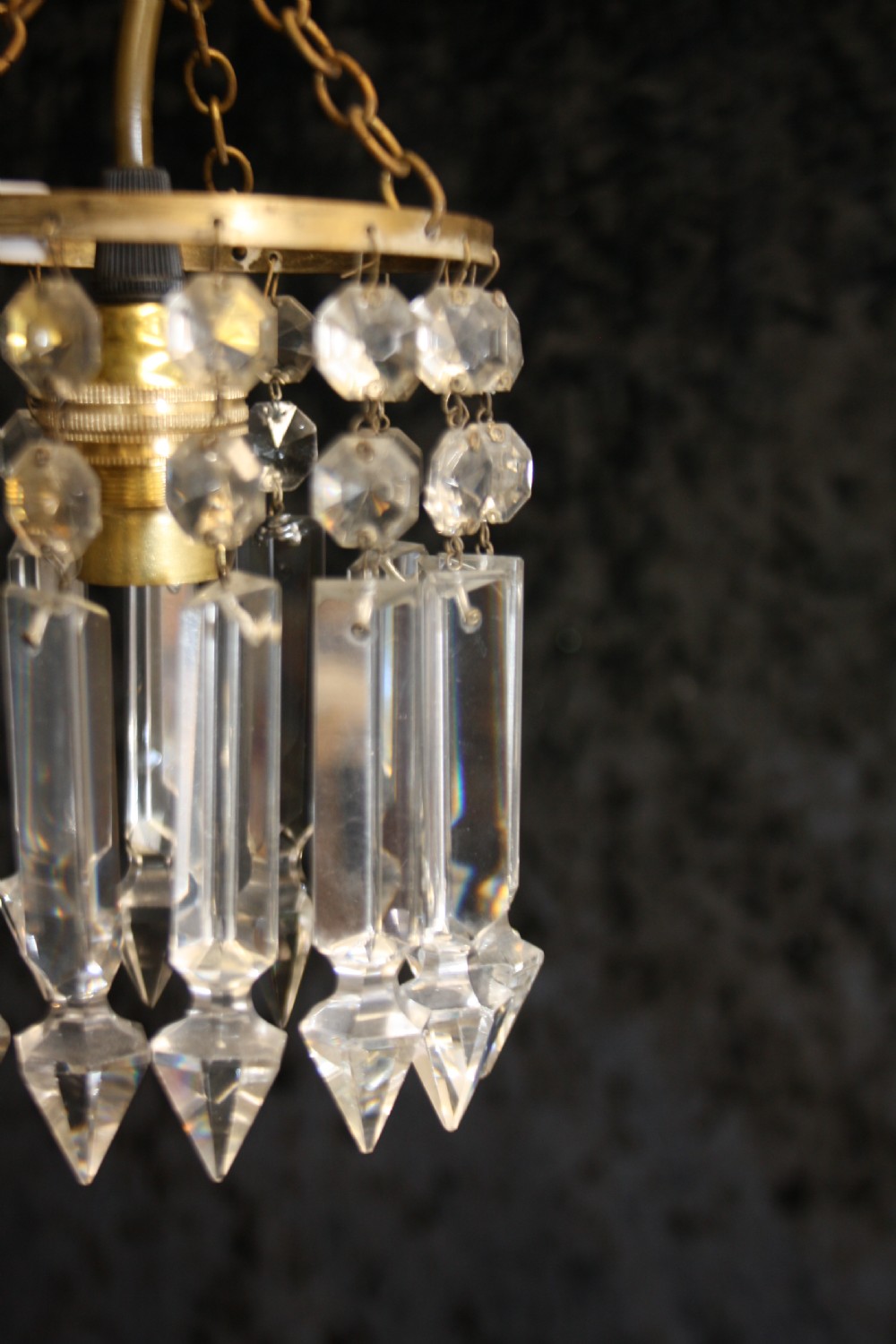 Early 20th century small lustre chandelier View III