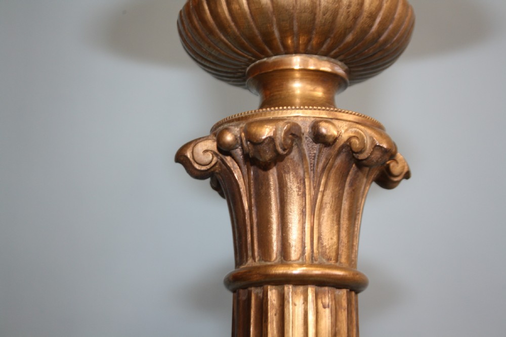 Early 20th century large Dutch style candlestick In brass View VIII