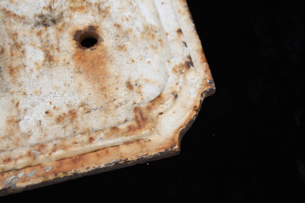 Early 20th century Cast iron BEDE ROAD sign View V