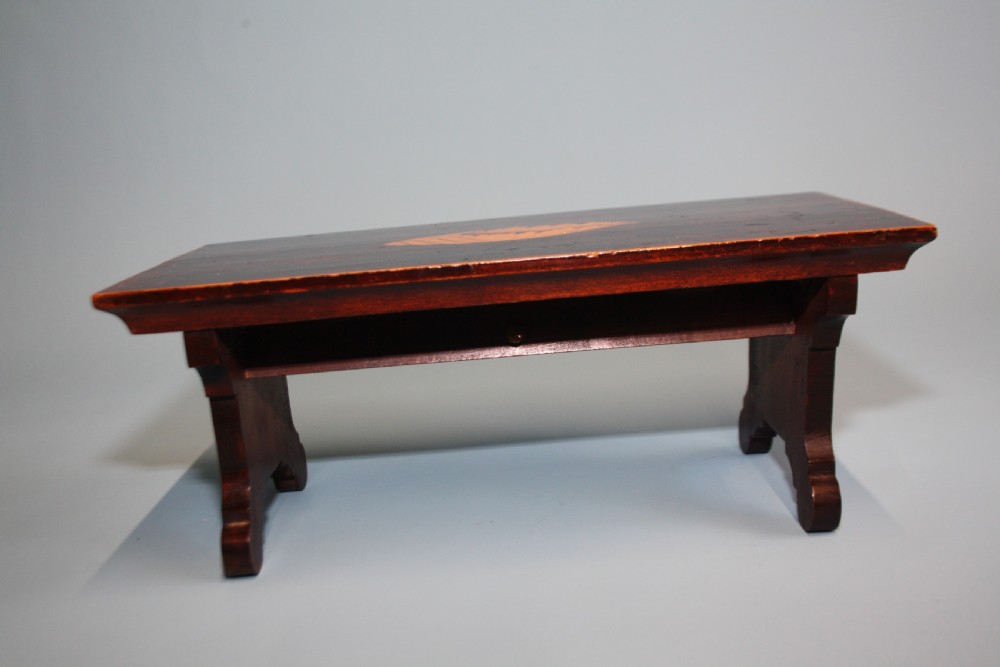 Late 19th-century miniature folding table View IV