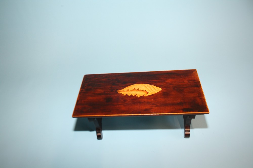 Late 19th-century miniature folding table View V