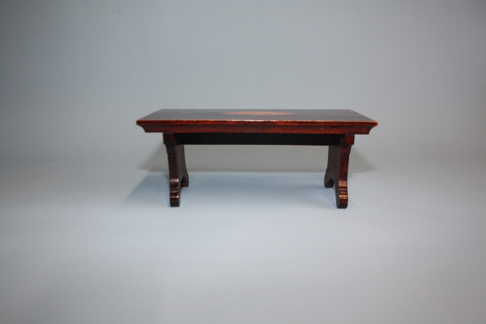 Late 19th-century miniature folding table View VII