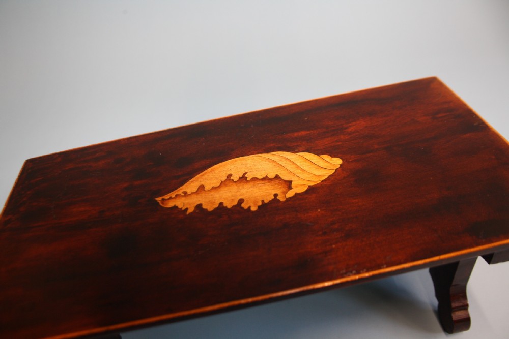 Late 19th-century miniature folding table View IX