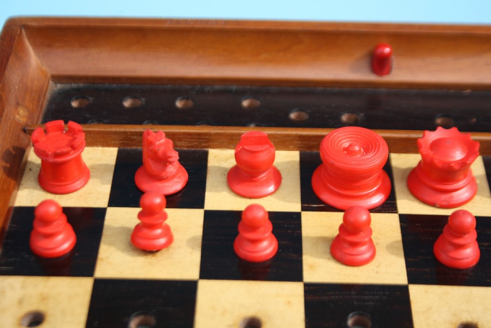 Jaques of London chess set in statu quo View IV