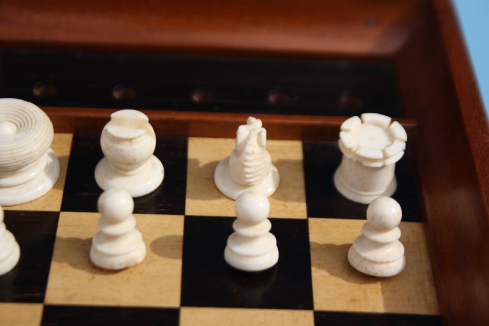 Jaques of London chess set in statu quo View VI