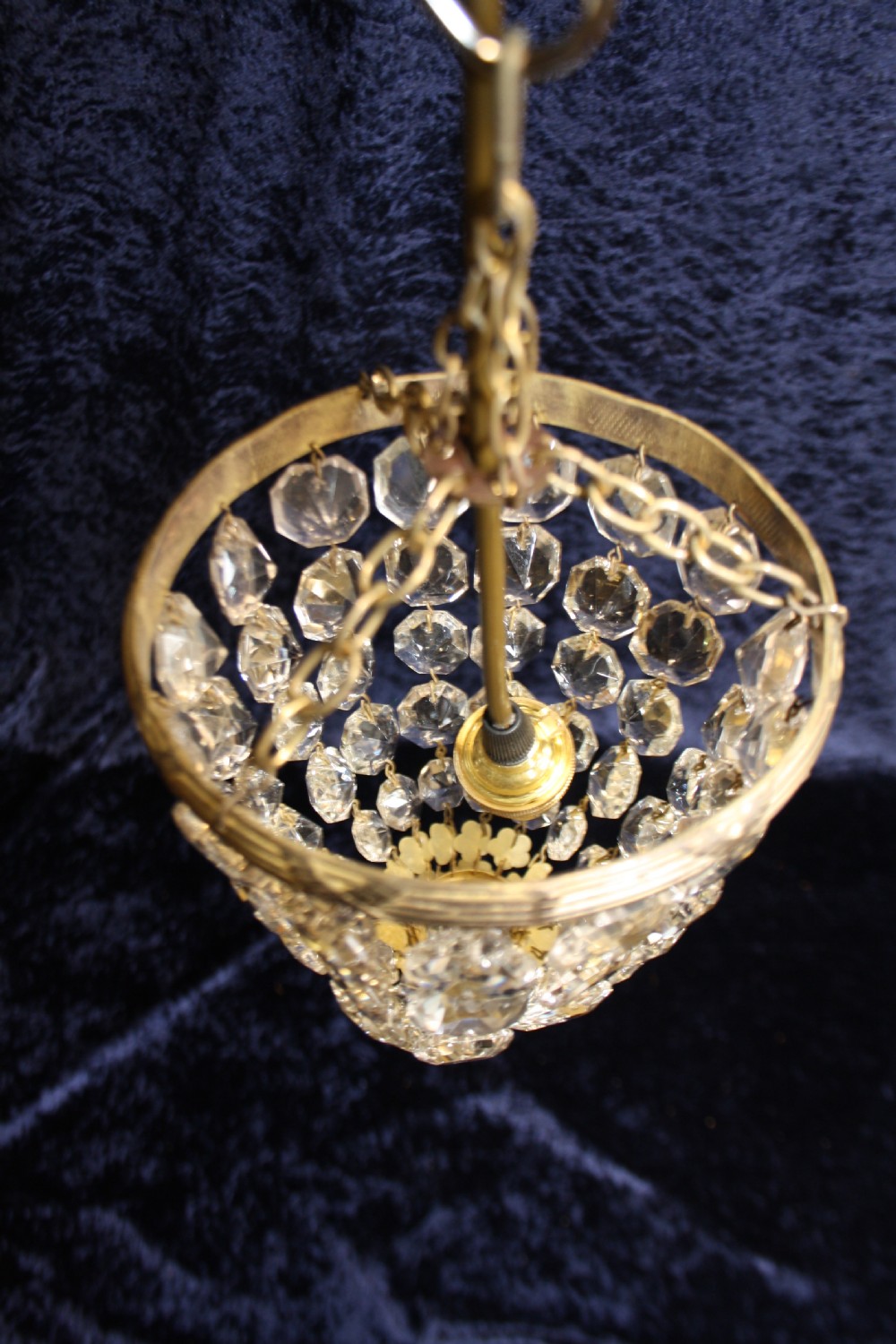 Pair of early 20th century bag chandeliers View III
