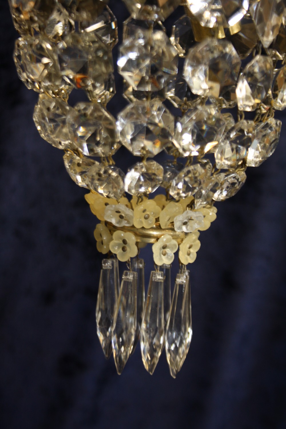 Pair of early 20th century bag chandeliers View VI