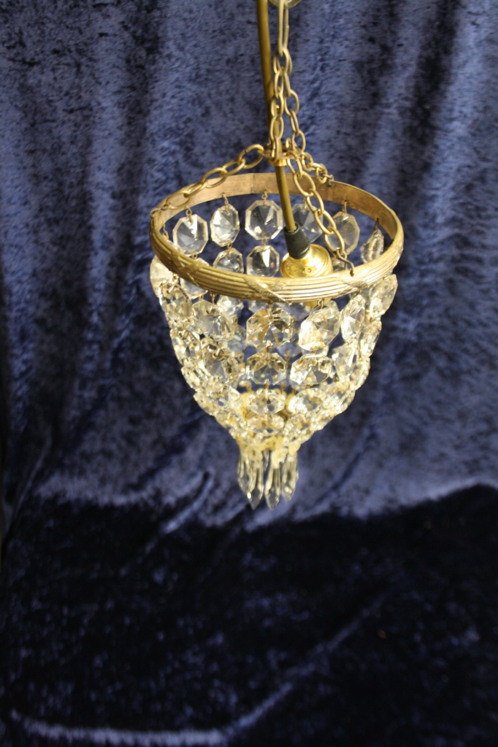 Pair of early 20th century bag chandeliers View IX