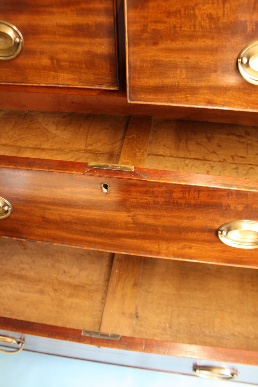 First half of the 19th century two over two Chest fo draws View IV