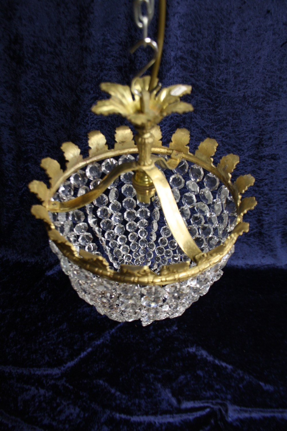 Early 20th century bag chandelier View III