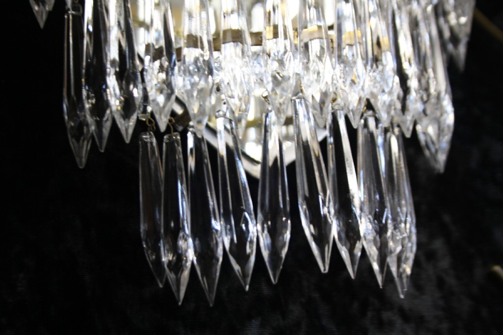 Early 20th century pair of spike wall lights View VI